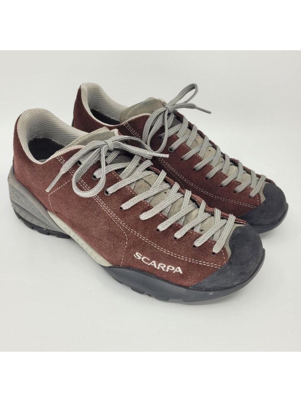 Scarpa Mojito GTX Womens Size 8.5 Suede Approach Trail Hiking Shoes GoreX Vibram